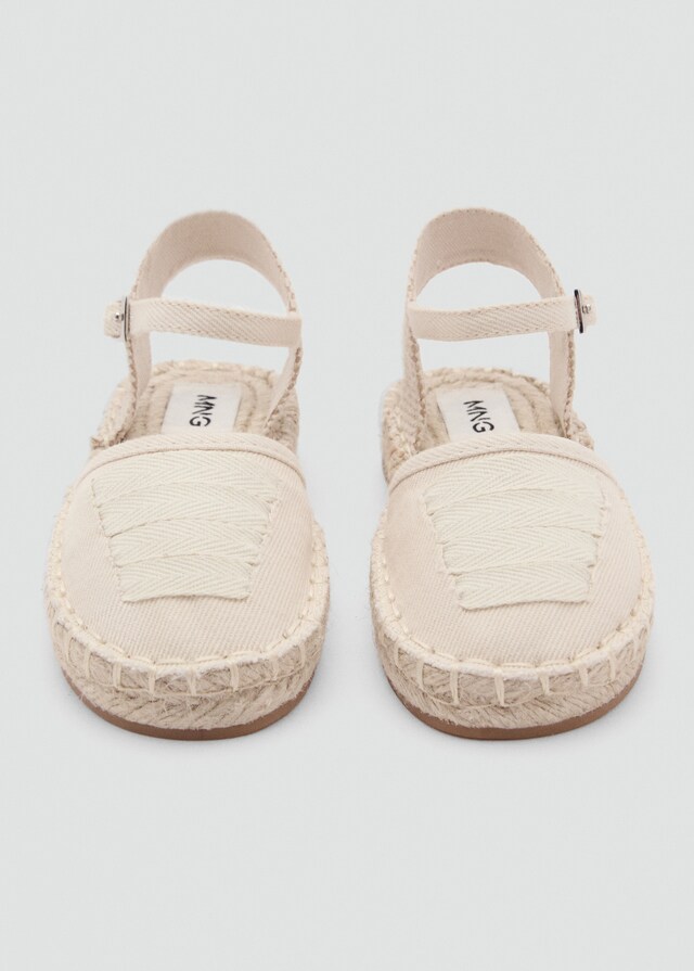 Mango Alpargata Cierre Hebilla