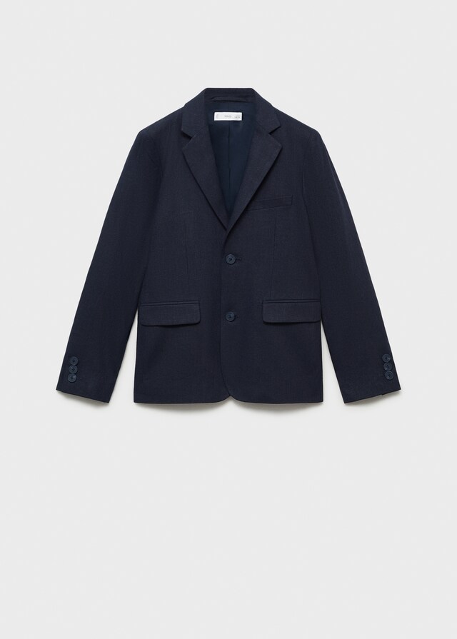 Mango Americana Lino Botones