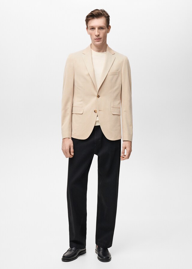 Mango Americana Slim Fit Algodón