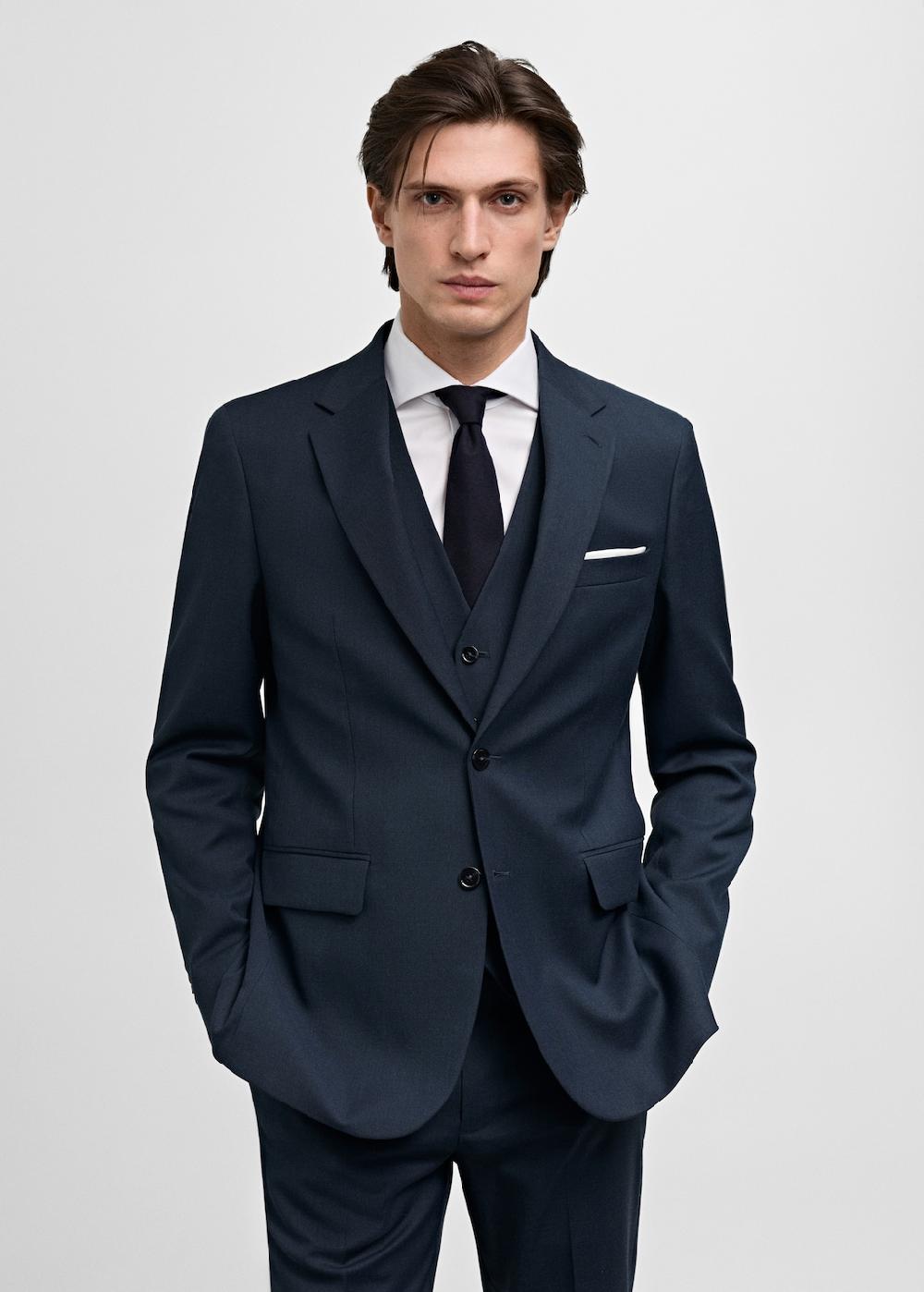 Mango Americana traje Milán slim fit