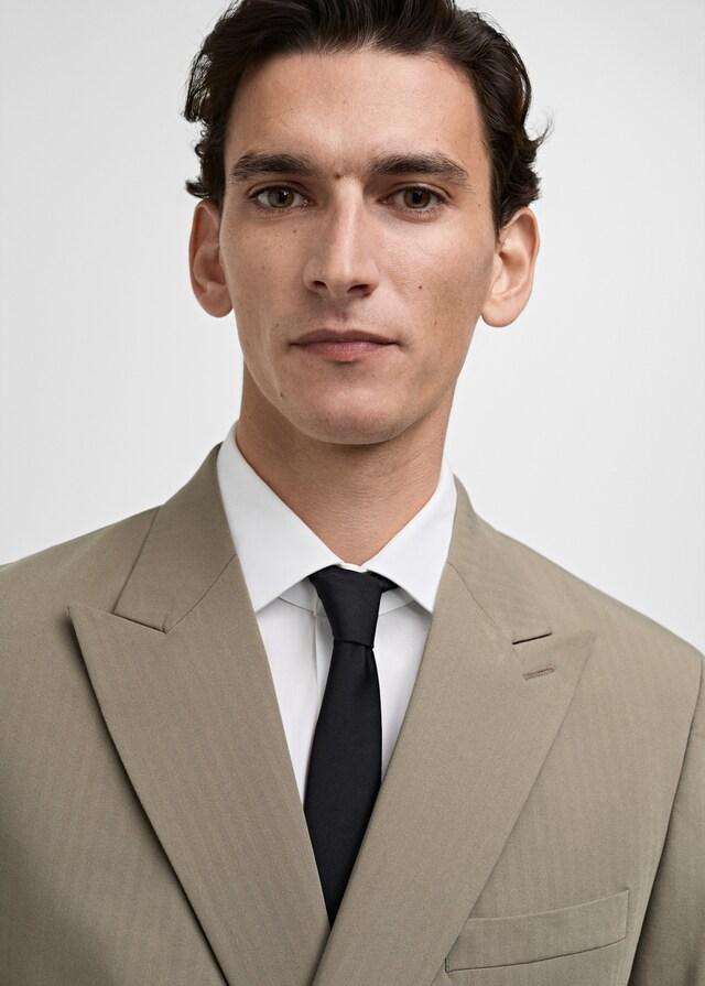 Mango Americana Traje Mónaco Cruzada Slim Fit