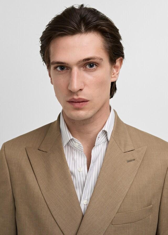 Mango Americana Traje Mónaco Cruzada Slim Fit