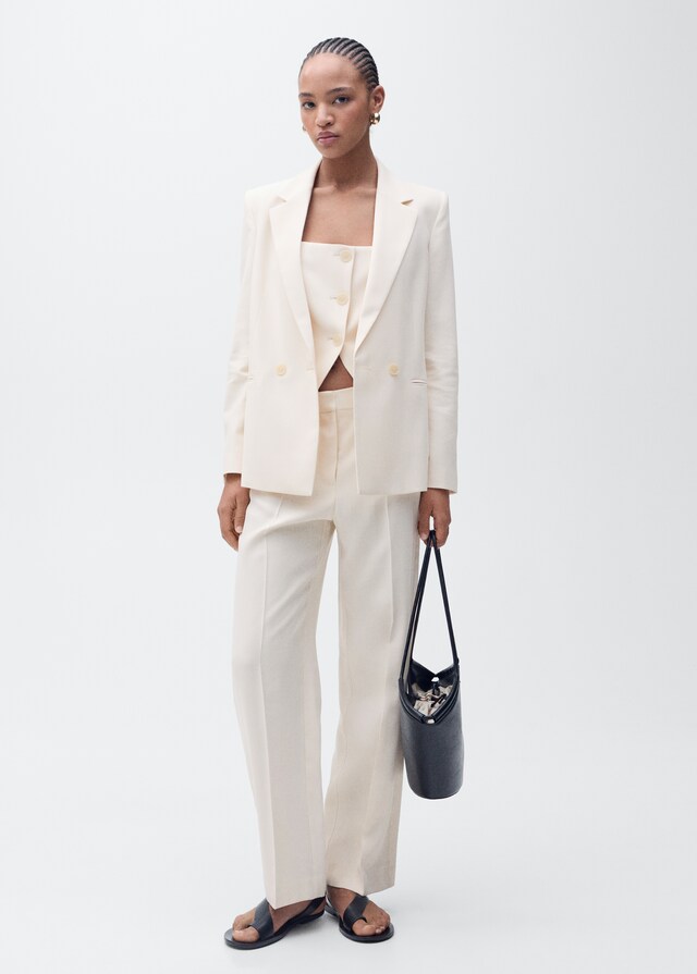 Mango Americana Traje Recta