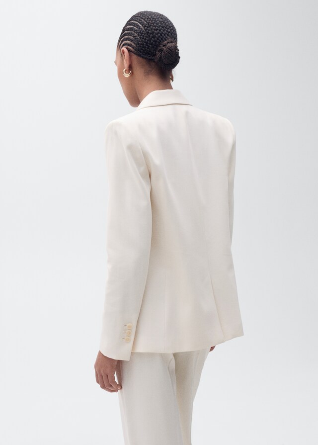 Mango Americana Traje Recta