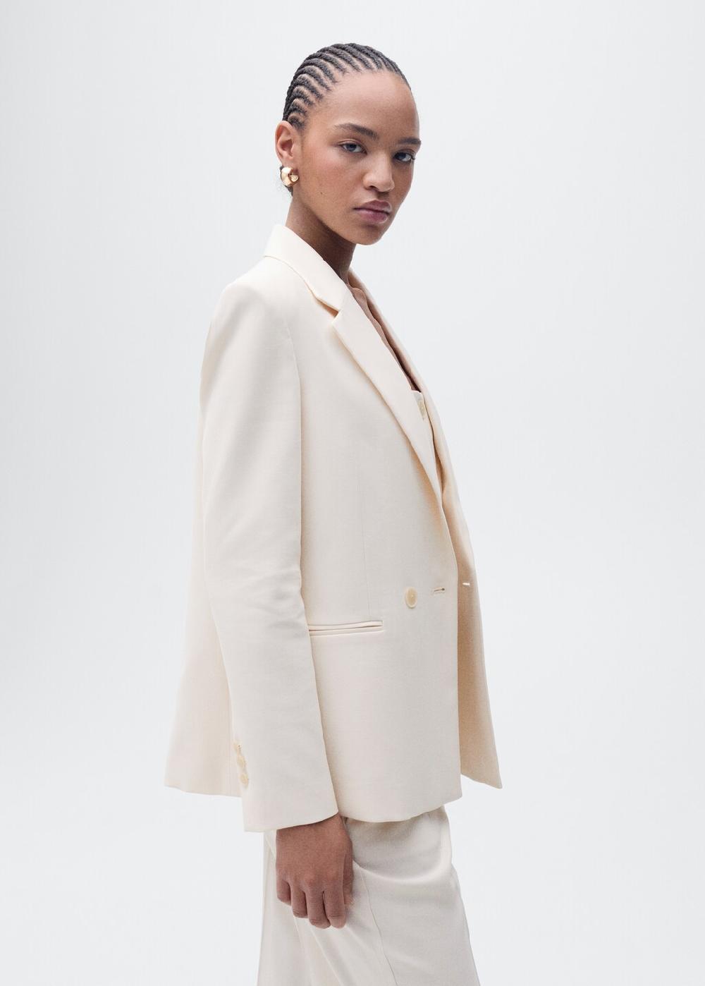 Mango Americana traje recta