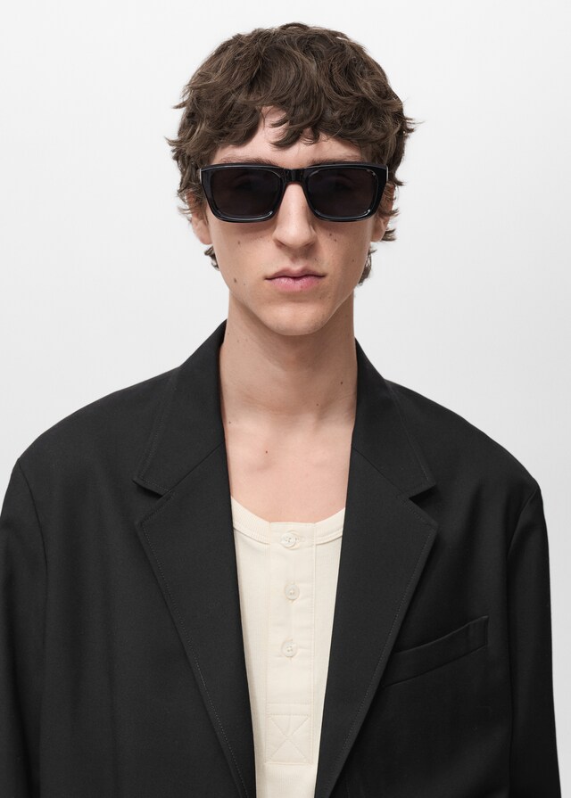 Mango Americana Traje Relaxed Fit