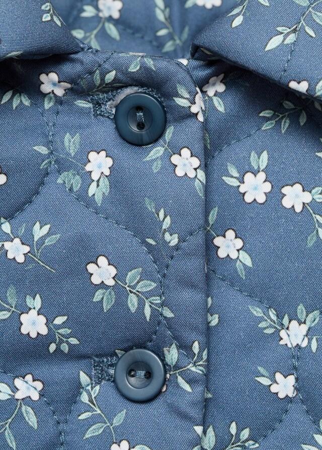 Mango Anorak Acolchado Estampado Floral