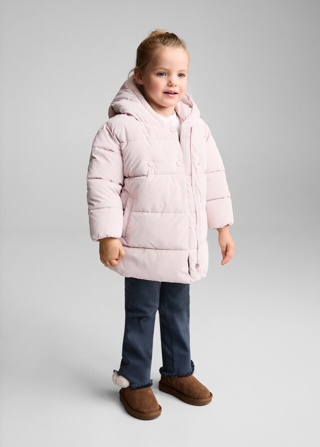 Mango Anorak Acolchado Interior Borreguito