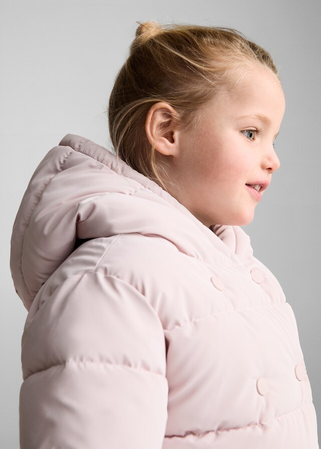 Mango Anorak Acolchado Interior Borreguito