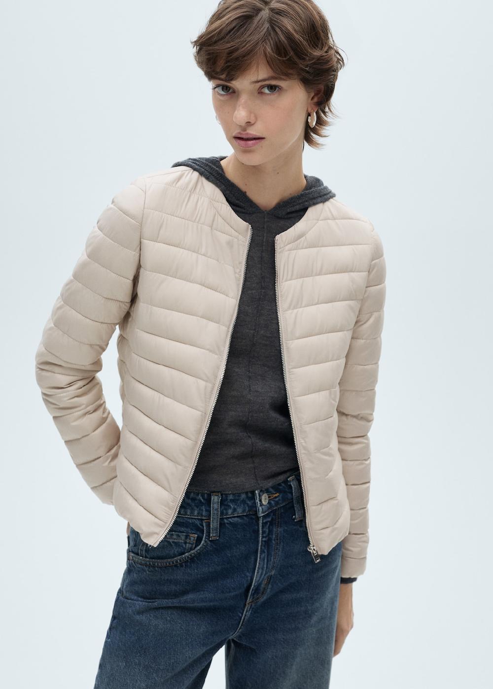 Mango Anorak corto acolchado bolsillos