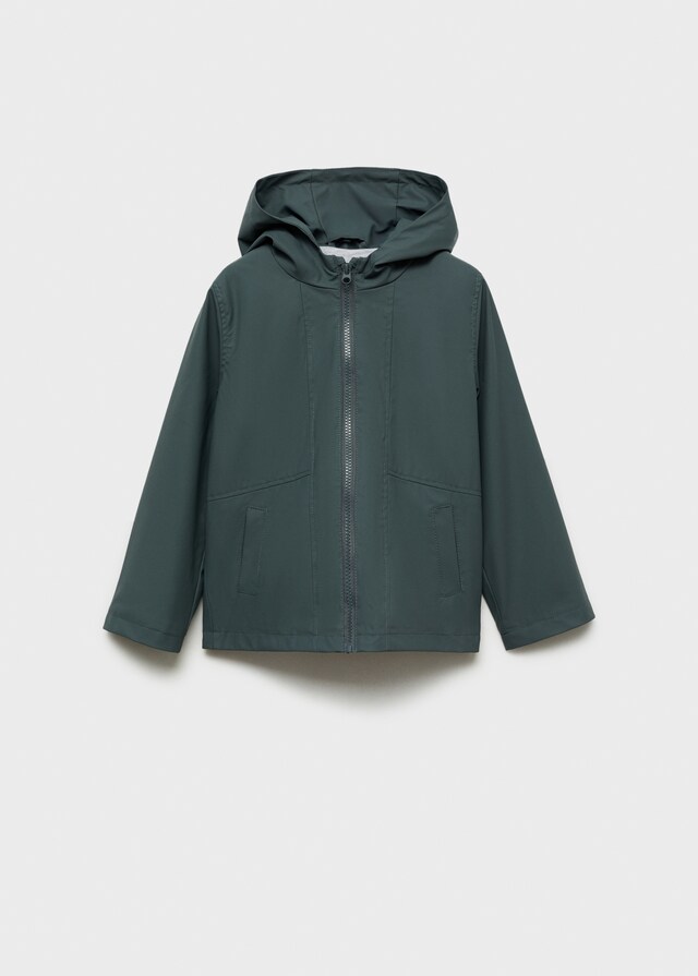 Mango Anorak Impermeable Capucha