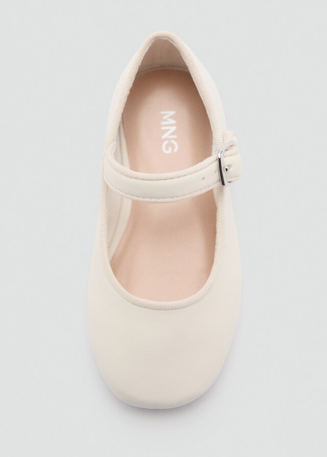 Mango Bailarina Punta Redonda Hebilla