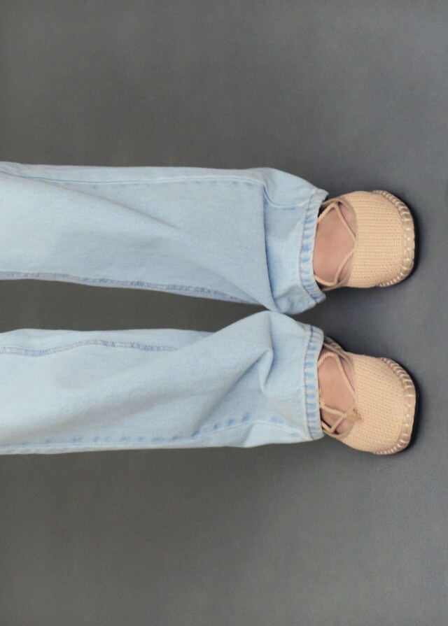 Mango Bailarinas Punto Detalles Cordones