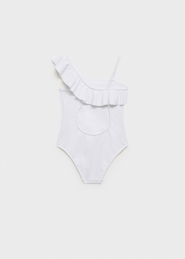 Mango Bañador Asimétrico Volante