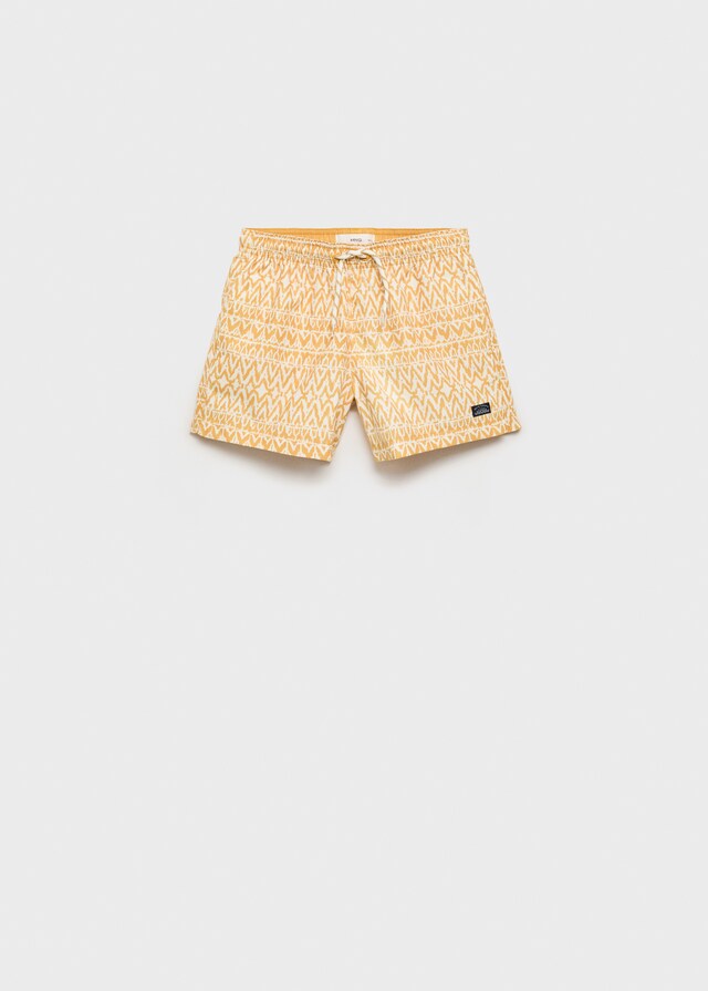 Mango Bañador Cordón Estampado