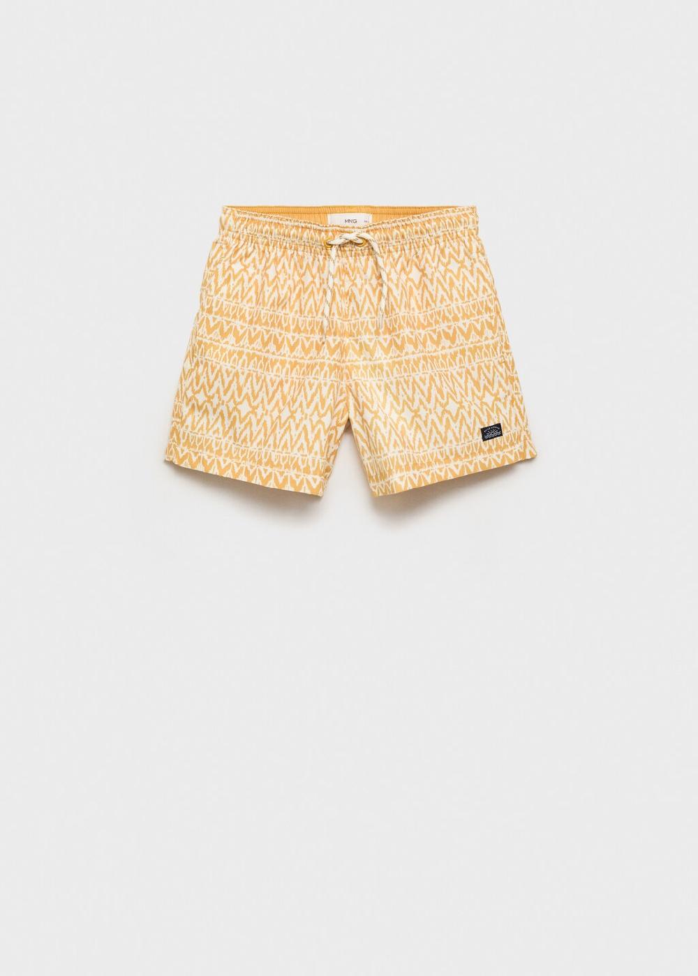 Mango Bañador cordón estampado