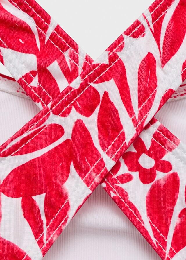 Mango Bañador Estampado Espalda Cruzada