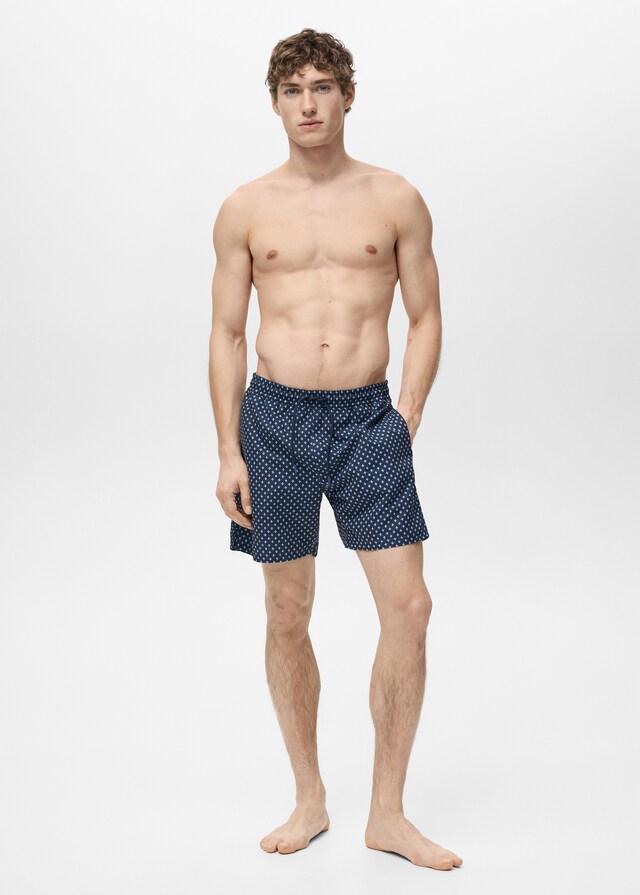 Mango Bañador Estampado Geométrico