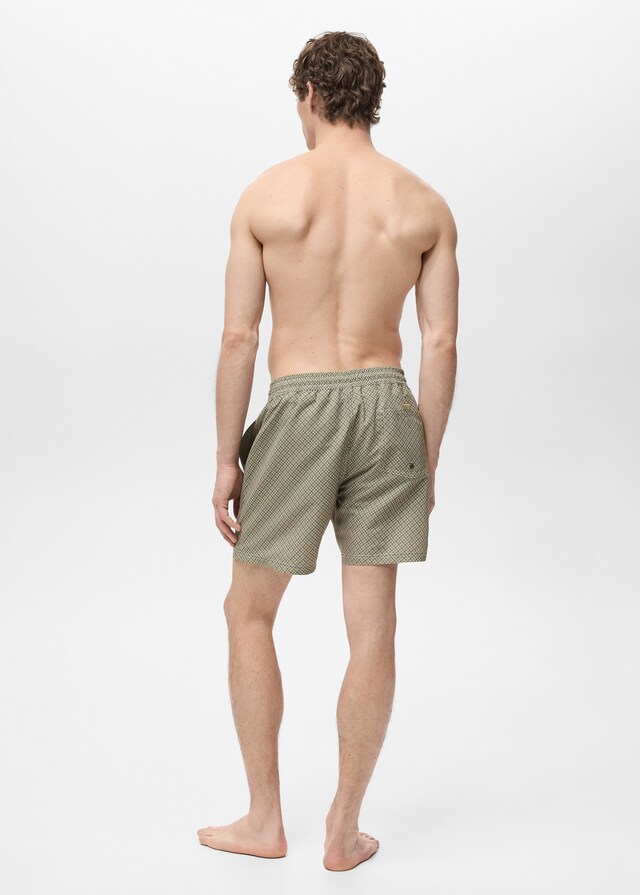 Mango Bañador Estampado Geométrico