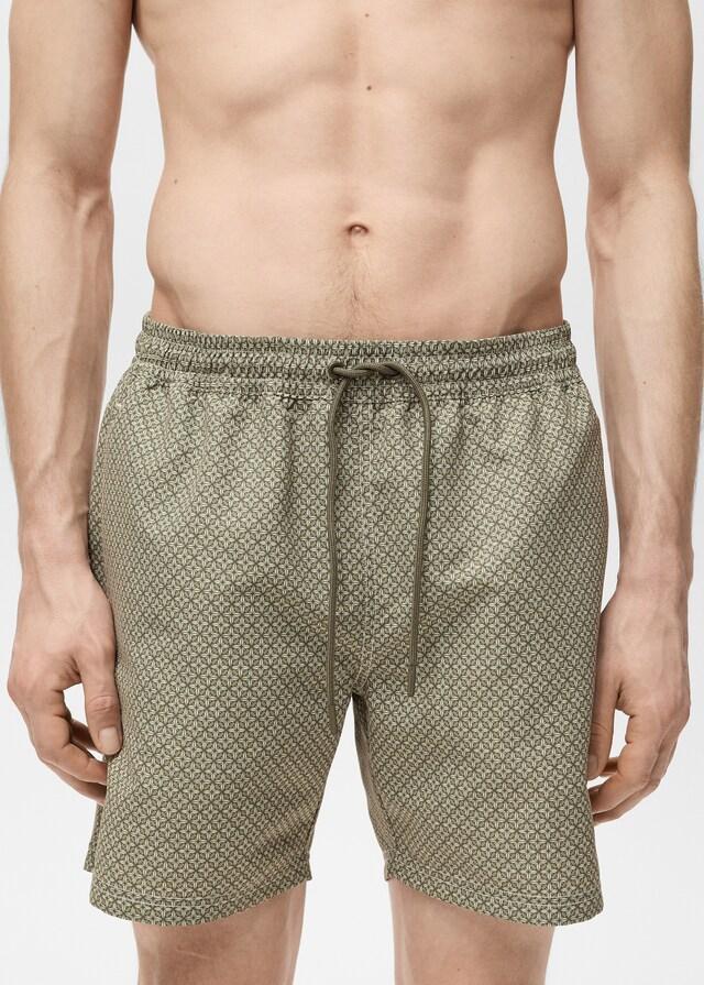 Mango Bañador Estampado Geométrico