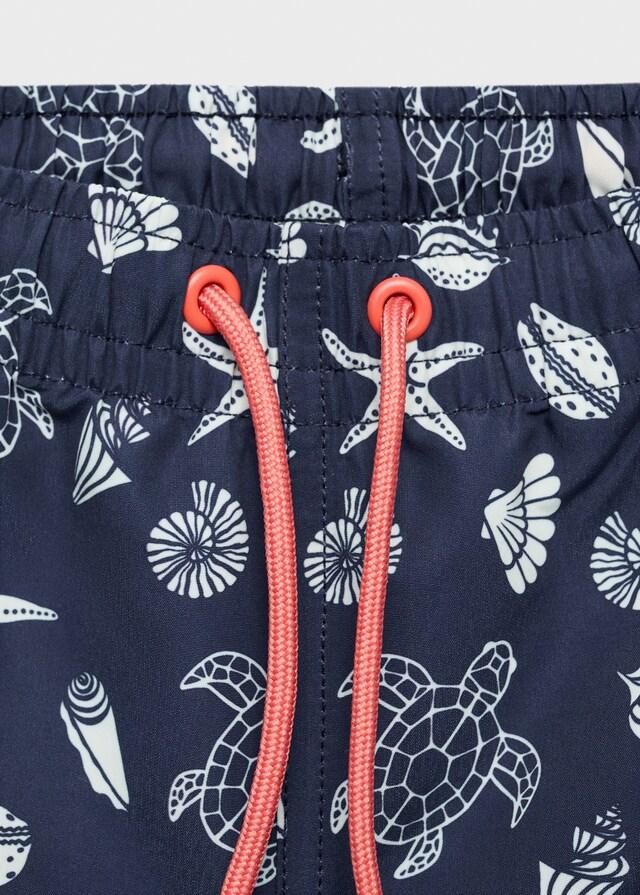 Mango Bañador Estampado Marino