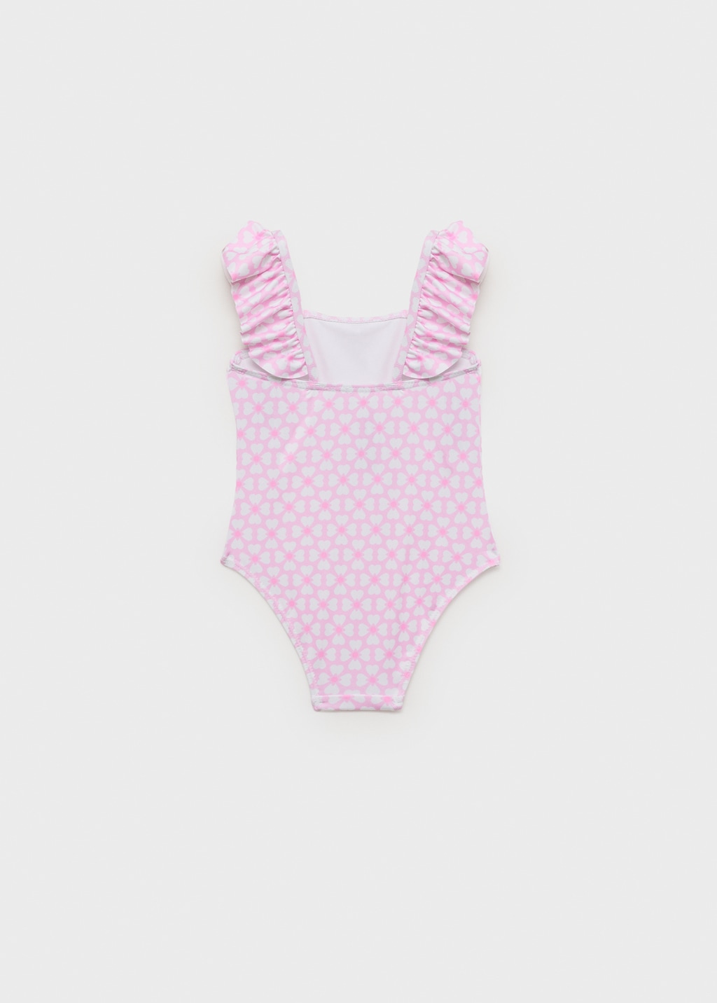 Mango Bañador estampado tirante volantes