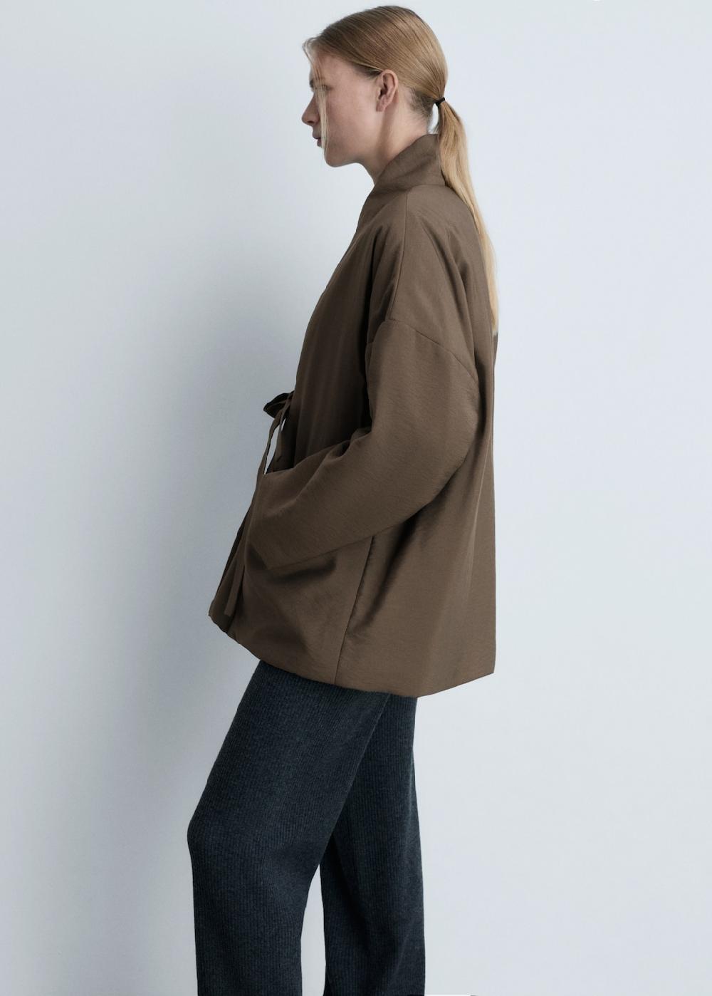 Mango Bata acolchada bolsillos