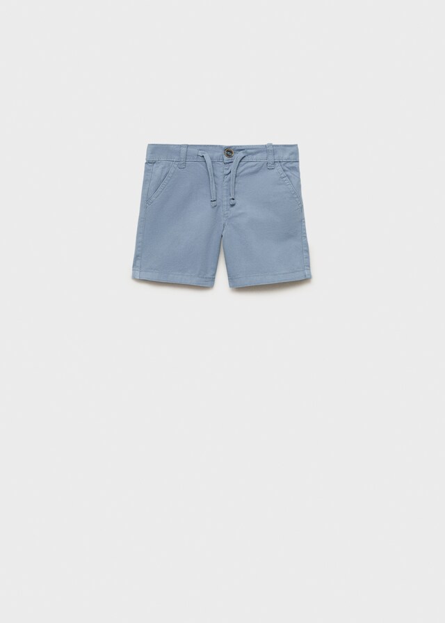 Mango Bermudas Algodón Cordón