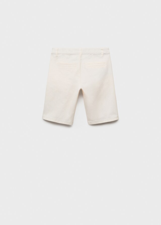 Mango Bermudas Estilo Chino Algodón