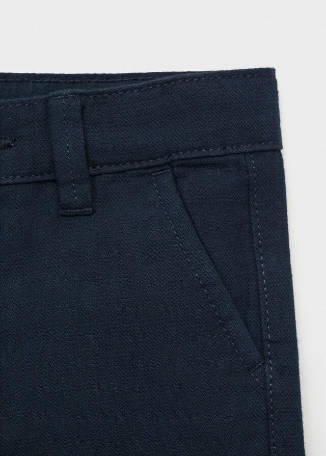 Mango Bermudas Lino Algodón