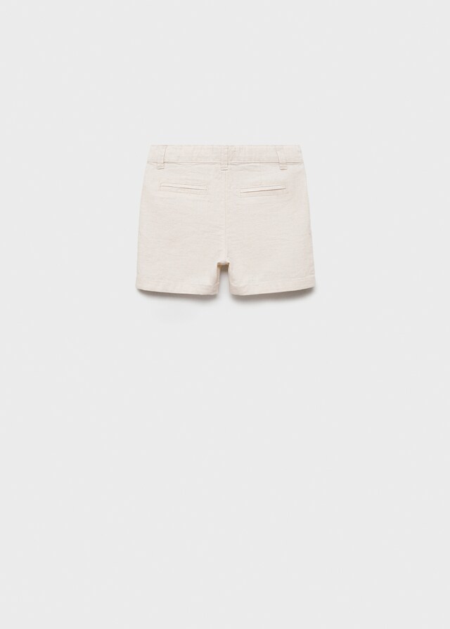 Mango Bermudas Lino Algodón