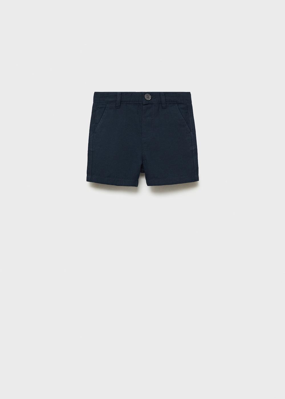 Mango Bermudas lino algodón