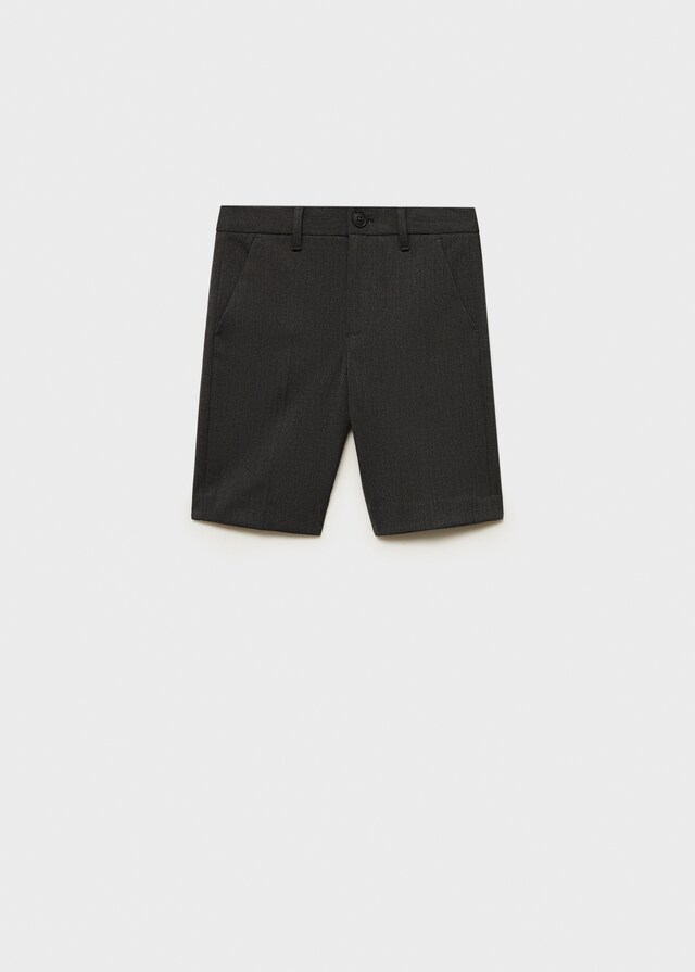 Mango Bermudas Traje Tiro Alto