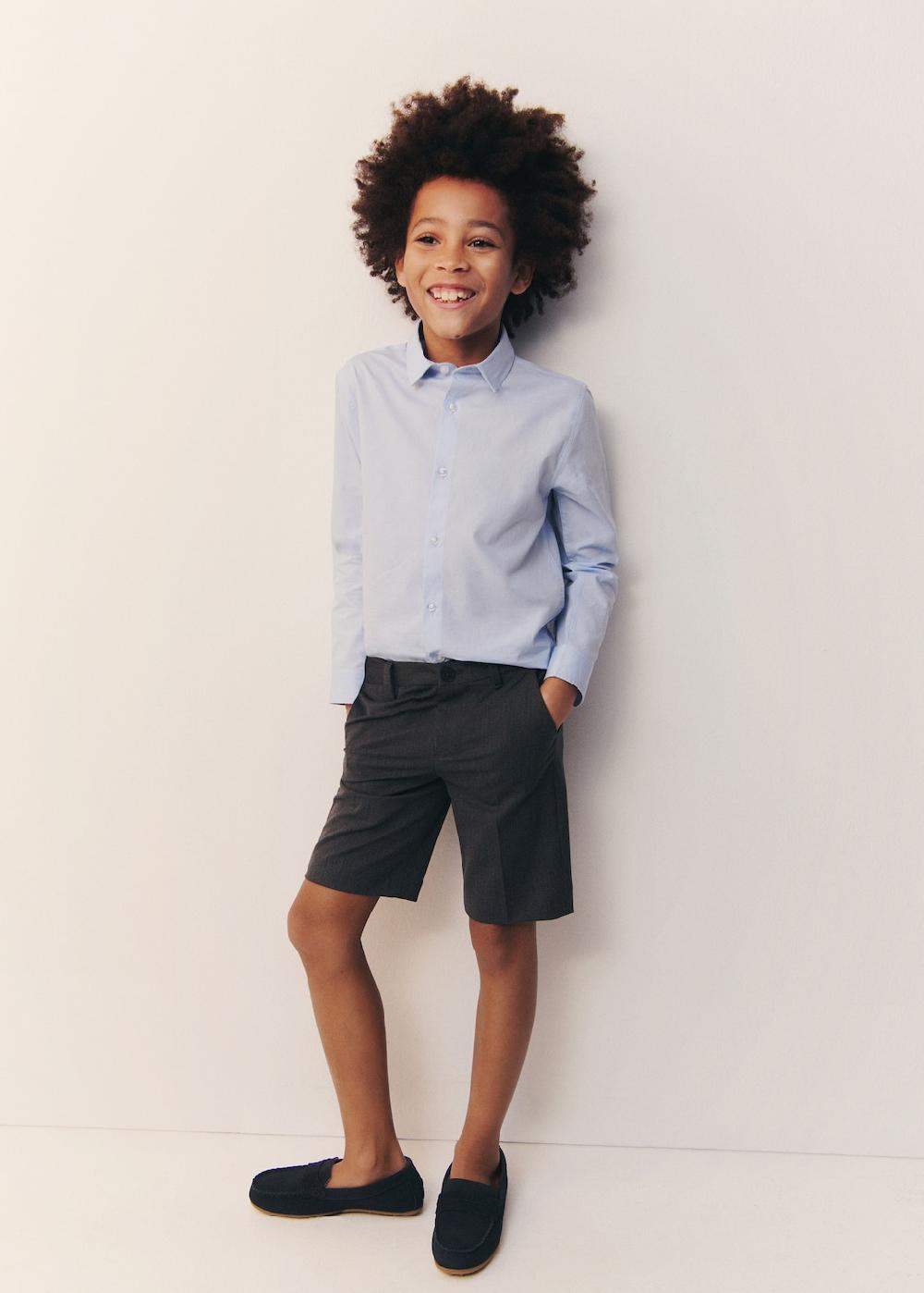 Mango Bermudas traje tiro alto