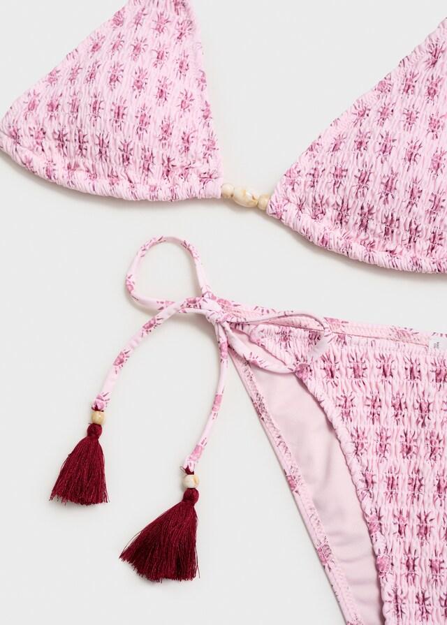 Mango Bikini Estampado Pompones