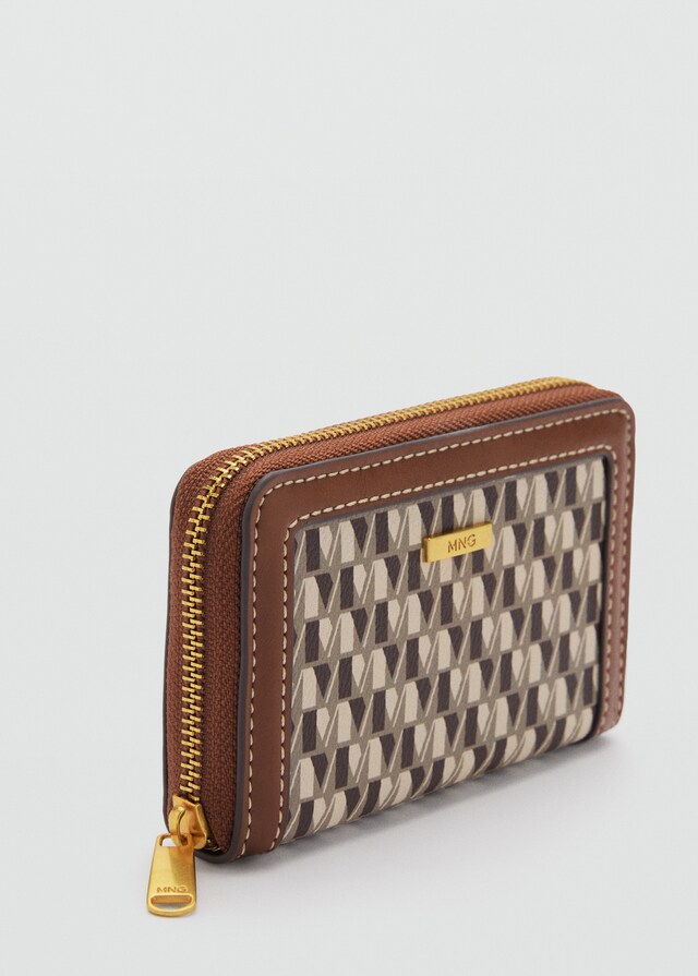 Mango Billetera Estampado Logo