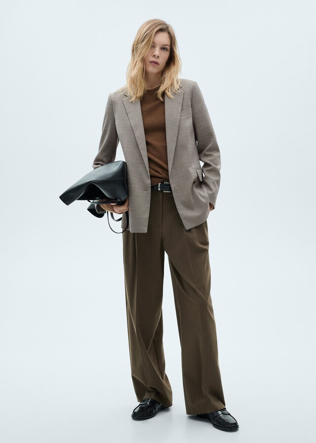 Mango Blazer Cruzada Doble Botonadura