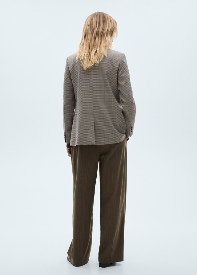 Mango Blazer Cruzada Doble Botonadura