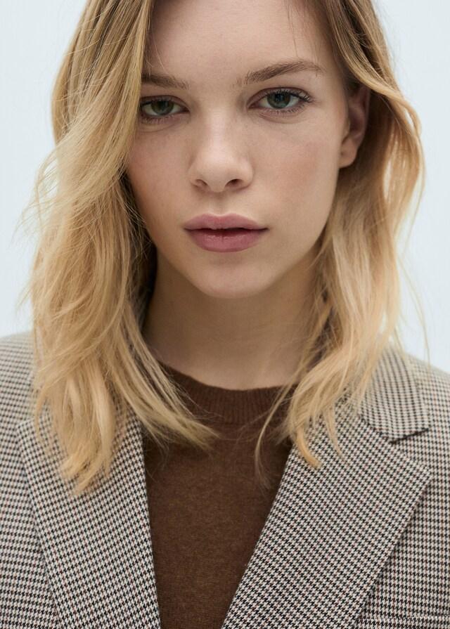 Mango Blazer Cruzada Doble Botonadura