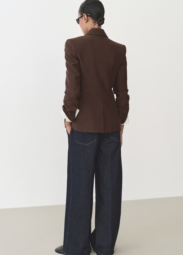 Mango Blazer Lyocell Entallada