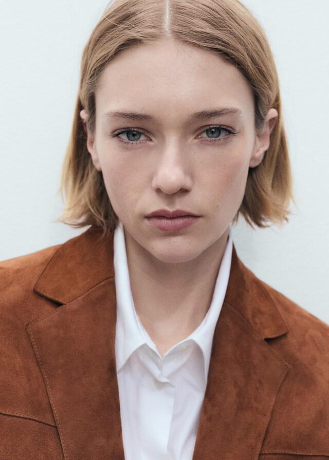 Mango Blazer Recta Ante