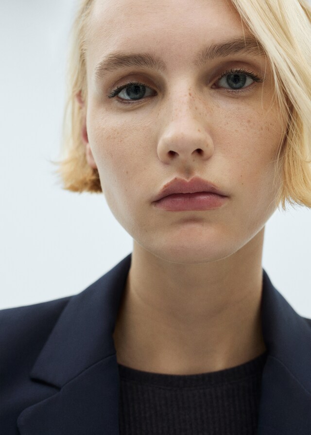 Mango Blazer Traje Entallada