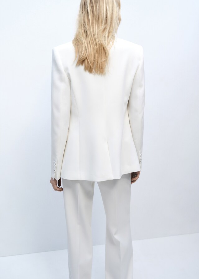 Mango Blazer Traje Estructura