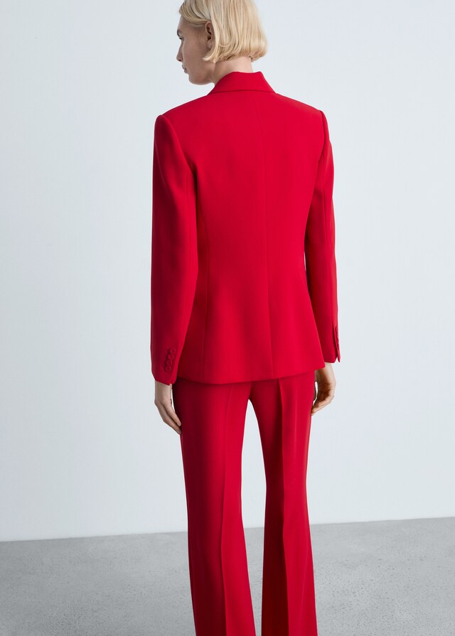 Mango Blazer Traje Estructura