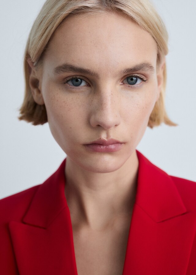 Mango Blazer Traje Estructura