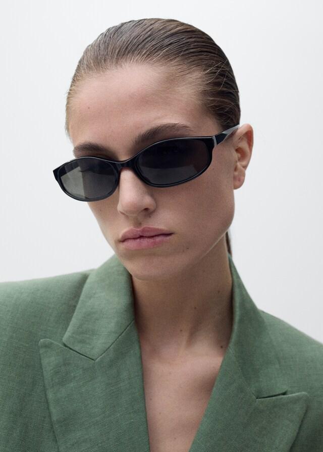 Mango Blazer Traje Lino