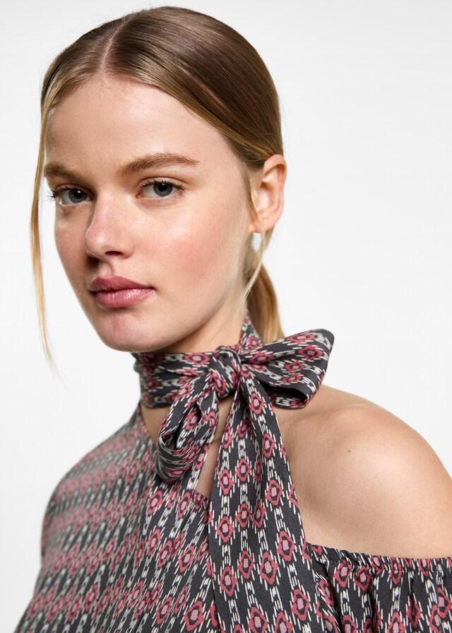 Mango Blusa Asimétrica