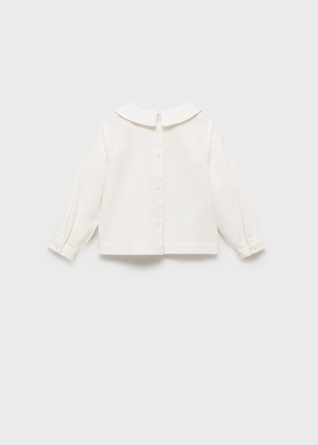 Mango Blusa Cuello Babydoll