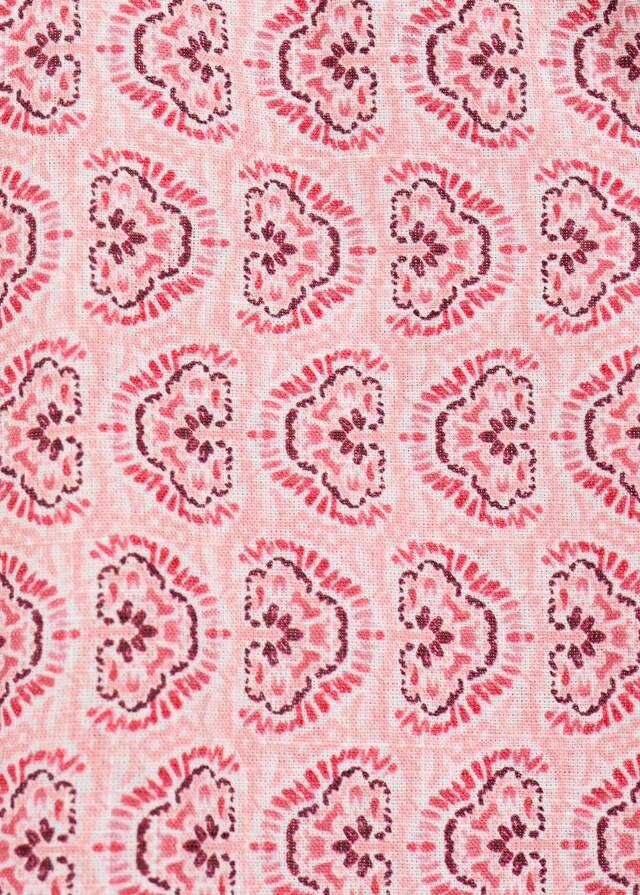 Mango Blusa Estampada Botones