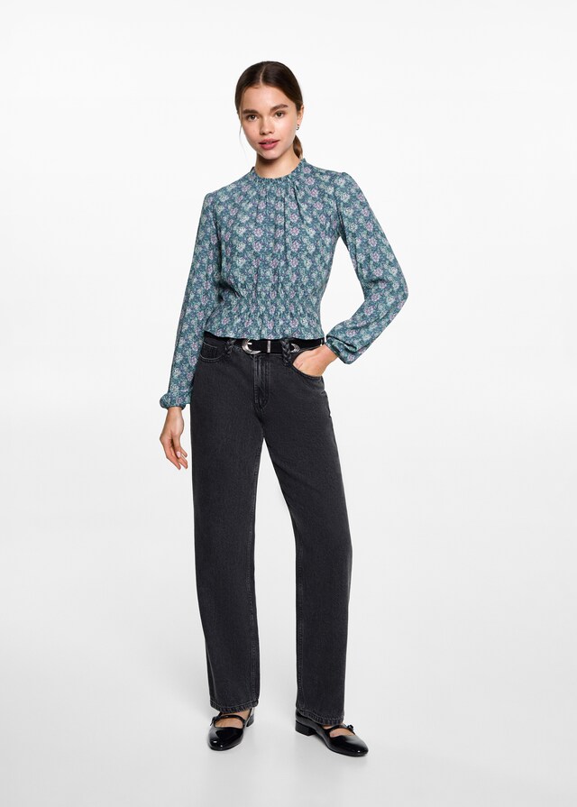 Mango Blusa Estampado Floral